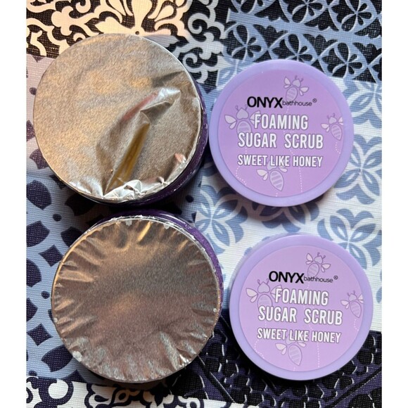 ONYX FOAMING SUGAR SCRUB "SWEET LIKE HONEY" NEW & SEALED - Picture 2 of 2